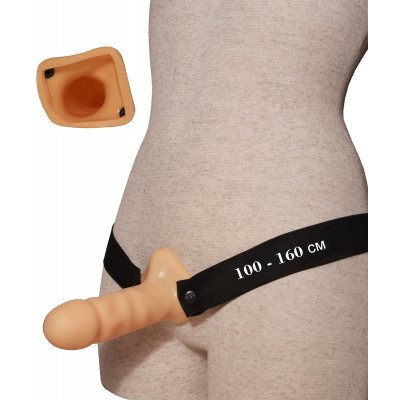 Фаллопротез №0 на резинке размера XXL - 13 см. Фаллопротез №0 на резинке размера XXL - 13 см.