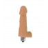 Телесный мини-вибромассажер с мошонкой - 12,5 см. Телесный мини-вибромассажер с мошонкой - 12,5 см.