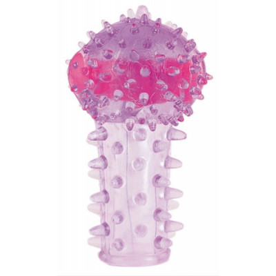 Фиолетовая вибронасадка на палец или вибратор Фиолетовая вибронасадка на палец или вибратор