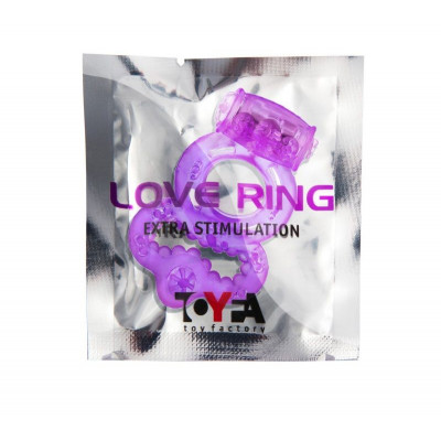 Фиолетовое виброкольцо с подхватом Фиолетовое виброкольцо с подхватом