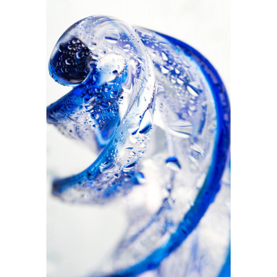 Прозрачный спиралевидный стимулятор из стекла - 18,5 см. Прозрачный спиралевидный стимулятор из стекла - 18,5 см.