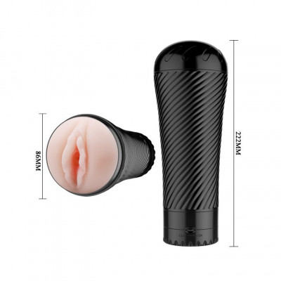 Мастурбатор-вагина с многоуровневой вибрацией Pink Pussy Мастурбатор-вагина с многоуровневой вибрацией Pink Pussy