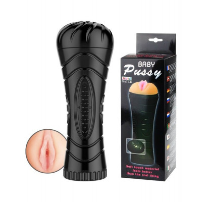 Мастурбатор-вагина в тубе без вибрации Baby Pussy Мастурбатор-вагина в тубе без вибрации Baby Pussy
