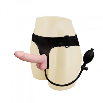 Страпон с расширением на трусиках (накачивается грушей) - 17,2 см. Страпон с расширением на трусиках (накачивается грушей) - 17,2 см.