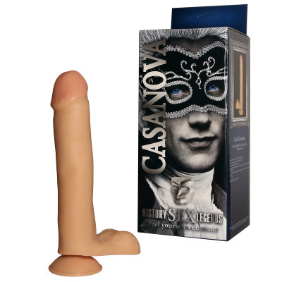 Фаллоимитатор на присоске Казанова - 23 см. Фаллоимитатор на присоске Казанова - 23 см.