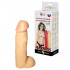 Насадка-фаллос телесного цвета - 17 см. Насадка-фаллос телесного цвета - 17 см.