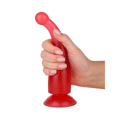 Массажер-стимулятор точки G/простаты на присоске розового цвета - 19,5 см. Массажер-стимулятор точки G/простаты на присоске розового цвета - 19,5 см.