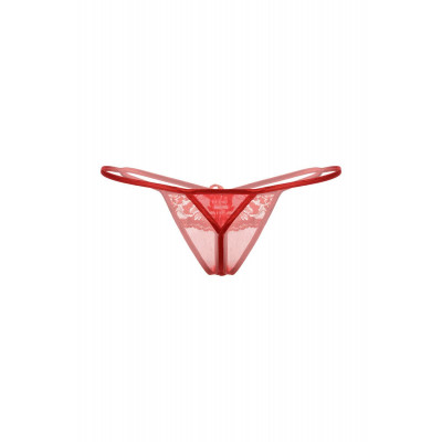 Ажурные трусики-стринг с разрезом Ажурные трусики-стринг с разрезом