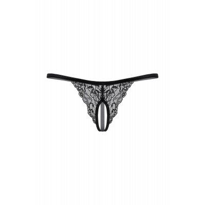 Кружевные трусики-стринг с разрезиком Кружевные трусики-стринг с разрезиком