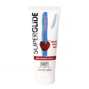 Съедобный лубрикант на водной основе с ароматом малины - 75 мл.