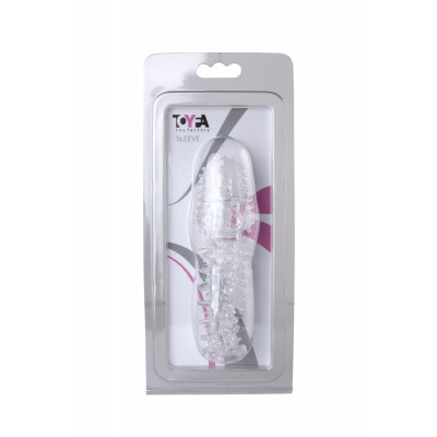 Прозрачная насадка с шишечками и шипами - 13,5 см. Прозрачная насадка с шишечками и шипами - 13,5 см.