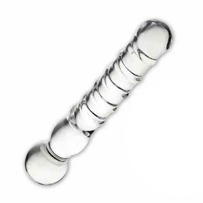 Стеклянный спиральный жезл Joystick, 20 см. Стеклянный спиральный жезл Joystick, 20 см.