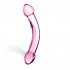 Изогнутый двухголовый стимулятор из стекла, 19 см. Изогнутый двухголовый стимулятор из стекла, 19 см.