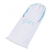 Небольшой стеклянный фаллос с ручкой Candy Land Juicer - 11,5 см.