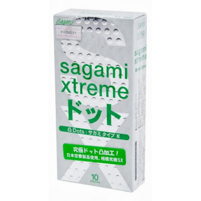 Презервативы Sagami Xtreme Type-E с точками - 10 шт. Презервативы Sagami Xtreme Type-E с точками - 10 шт.