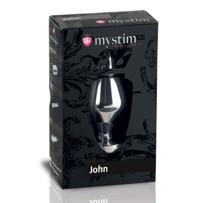 Анальная втулка для электростимуляции John - 10,5 см. Анальная втулка для электростимуляции John - 10,5 см.