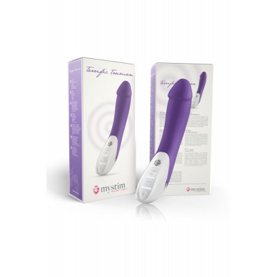 Фиолетовый вибратор Mystim Terrific Truman - 27 см. Фиолетовый вибратор Mystim Terrific Truman - 27 см.
