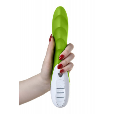 Вибратор Mystim цвета лайма Sassy Simon - 27 см. Вибратор Mystim цвета лайма Sassy Simon - 27 см.