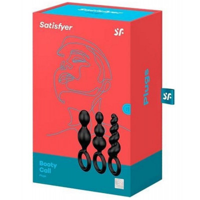 Набор чёрных анальных цепочек Satisfyer Booty Call Набор чёрных анальных цепочек Satisfyer Booty Call