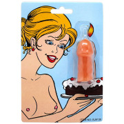 Свечка на торт Шалун в форме пениса