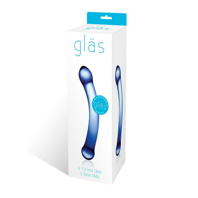Синий изогнутый фаллоимитатор Curved G-Spot Glass Dildo - 16 см. Синий изогнутый фаллоимитатор Curved G-Spot Glass Dildo - 16 см.