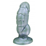 Голубой фаллоимитатор Мартин mini - 17 см.