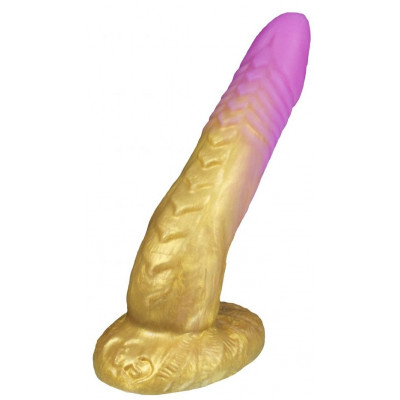 Золотистый фаллоимитатор Феникс mini - 18,5 см. Золотистый фаллоимитатор Феникс mini - 18,5 см.