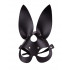 Чёрная кожаная маска с длинными ушками Чёрная кожаная маска с длинными ушками