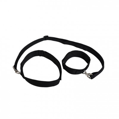 Черный фиксатор для запястий и лодыжек Черный фиксатор для запястий и лодыжек