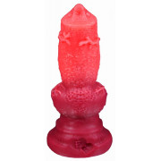 Красный фаллоимитатор Акита large - 27,5 см.