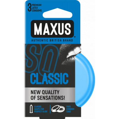 Классические презервативы в железном кейсе MAXUS Classic - 3 шт. Классические презервативы в железном кейсе MAXUS Classic - 3 шт.