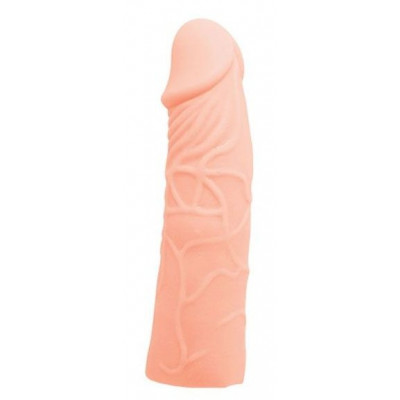 Закрытая телесная насадка-фаллос - 17 см. Закрытая телесная насадка-фаллос - 17 см.