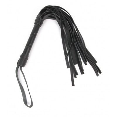 Черная плеть с черной ручкой Notabu - 37 см. Черная плеть с черной ручкой Notabu - 37 см.