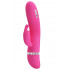 Розовый вибратор Ingram с электростимуляцией - 19,2 см. Розовый вибратор Ingram с электростимуляцией - 19,2 см.