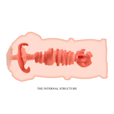 Мастурбатор-вагина Lillian с рельефным тоннелем Мастурбатор-вагина Lillian с рельефным тоннелем