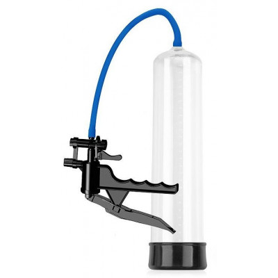 Прозрачная вакуумная помпа Sex Expert с ручным насосом Прозрачная вакуумная помпа Sex Expert с ручным насосом