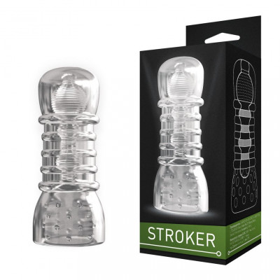 Прозрачный двусторонний мастурбатор STROKER №2 Прозрачный двусторонний мастурбатор STROKER №2