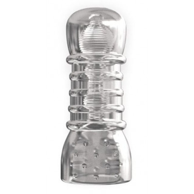 Прозрачный двусторонний мастурбатор STROKER №2 Прозрачный двусторонний мастурбатор STROKER №2