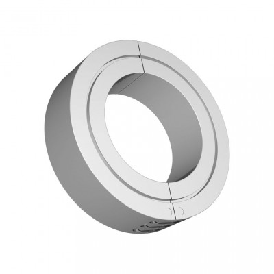 Серебристый гладкий утяжелитель на мошонку с ключиком Серебристый гладкий утяжелитель на мошонку с ключиком