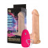 Реалистичный телесный вибромассажер с проводным пультом №26 - 19,5 см. Реалистичный телесный вибромассажер с проводным пультом №26 - 19,5 см.