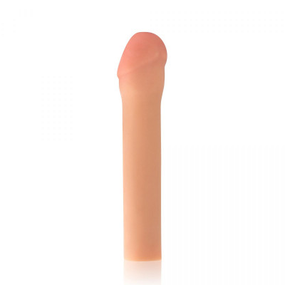 Реалистичная насадка для увеличения члена - 20 см. Реалистичная насадка для увеличения члена - 20 см.