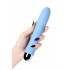 Голубой силиконовый вибратор с функцией нагрева и пульсирующими шариками FAHRENHEIT - 19 см. Голубой силиконовый вибратор с функцией нагрева и пульсирующими шариками FAHRENHEIT - 19 см.