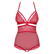 Изящное кружевное боди с интимным доступом