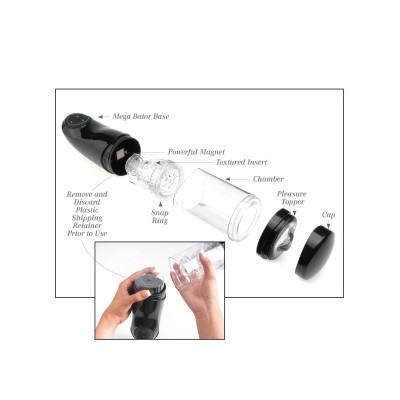 Прозрачный автоматический мастурбатор-анус Mega-Bator Ass Прозрачный автоматический мастурбатор-анус Mega-Bator Ass
