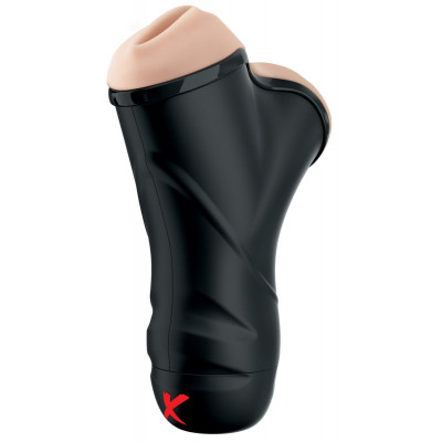 Мастурбатор в колбе с двумя тоннелями Double Penetration Vibrating Stroker Мастурбатор в колбе с двумя тоннелями Double Penetration Vibrating Stroker