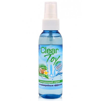Очищающий спрей для игрушек CLEAR TOY Tropic - 100 мл. Очищающий спрей для игрушек CLEAR TOY Tropic - 100 мл.