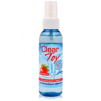 Очищающий спрей для игрушек CLEAR TOY Strawberry - 100 мл. Очищающий спрей для игрушек CLEAR TOY Strawberry - 100 мл.
