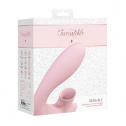 Розовый вибратор для G-точки Irresistible Desirable с бесконтактной клиторальной стимуляцией