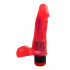 Красный гелевый вибратор №2 - 16 см. Красный гелевый вибратор №2 - 16 см.