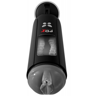 Серый мастурбатор-вагина с функцией переминания Ultimate Milker Серый мастурбатор-вагина с функцией переминания Ultimate Milker